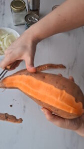 Süßkartoffel-Garnelen-Curry Süsskartoffel Und Garnele Curry Kochen 2 169x300