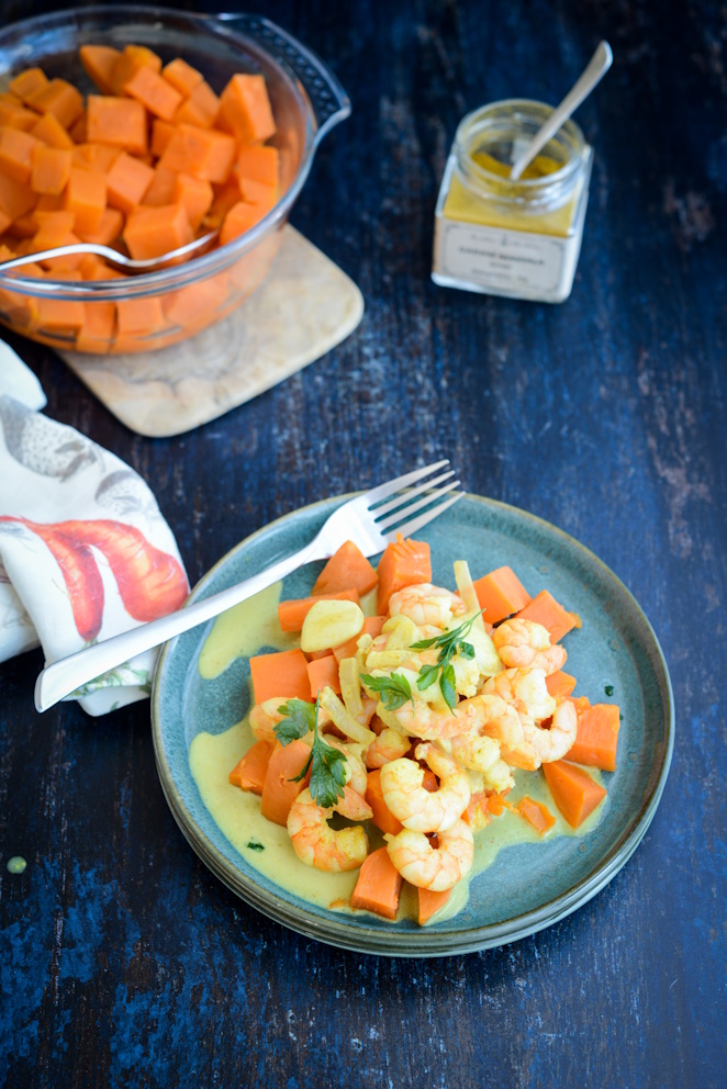  Süsskartoffel Und Garnele Curry Rezept
