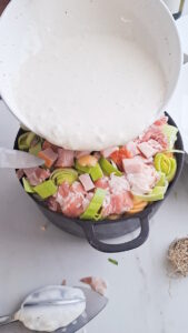 Tofaille Kartoffel-Lauch-Auflauf aus den Vogesen - Originalrezept Toffailes Rezept 1 169x300
