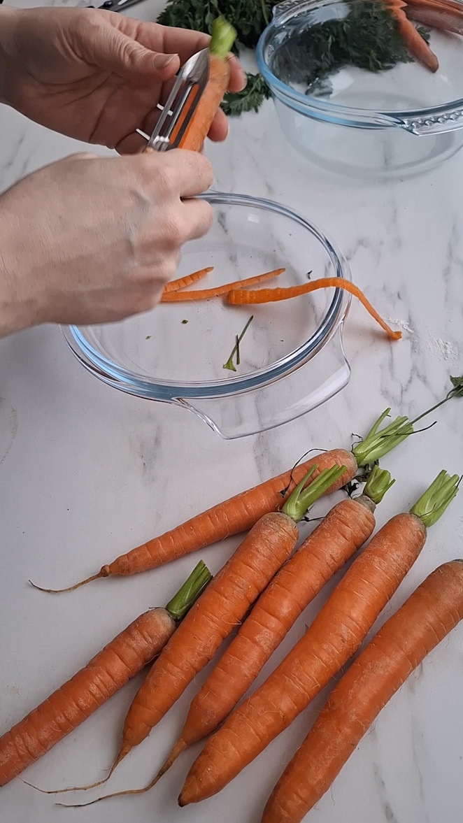 Gedünstete Möhren mit Persillade – einfache Beilage Rezept