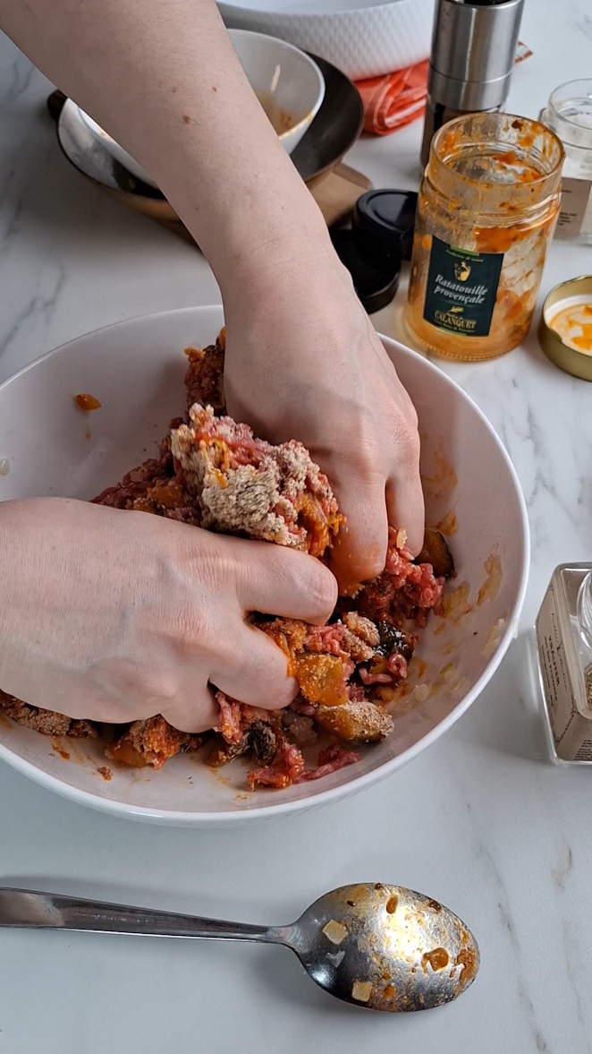 Ratatouille Hackbällchen provenzalischer Art Rezept