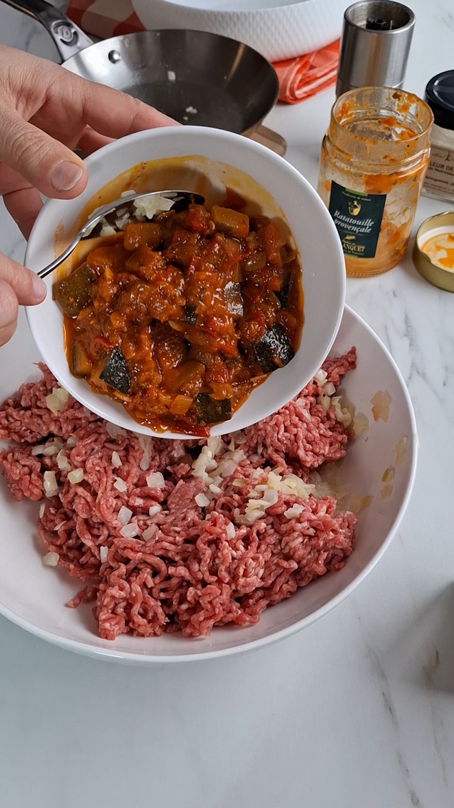 Ratatouille Hackbällchen provenzalischer Art Rezept