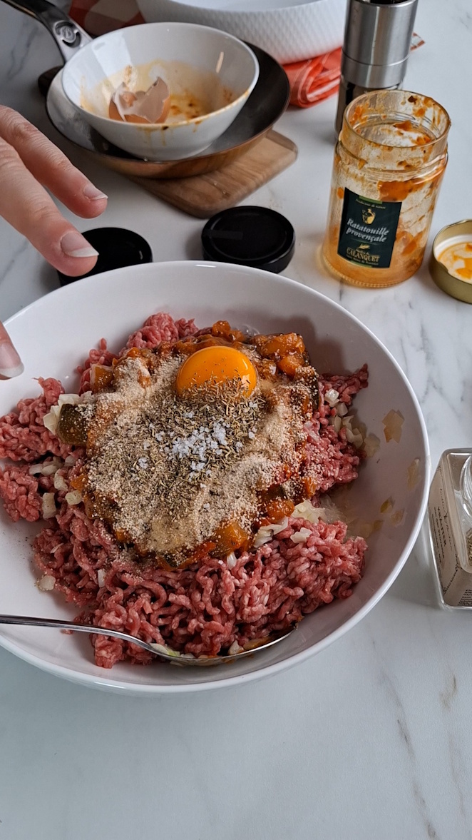 Ratatouille Hackbällchen provenzalischer Art Rezept