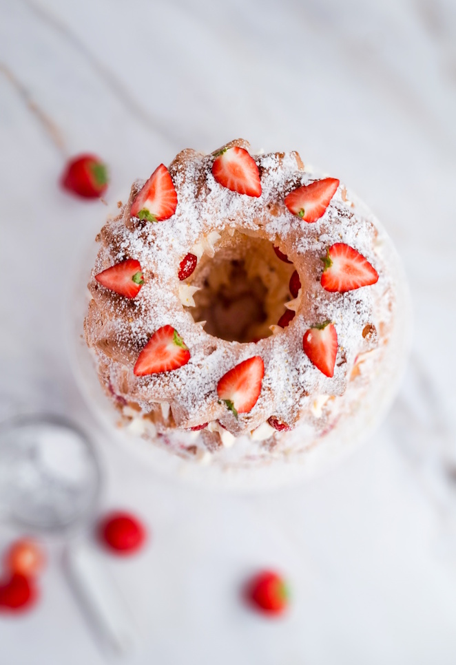 Erdbeer Zitronen Sahne Torte