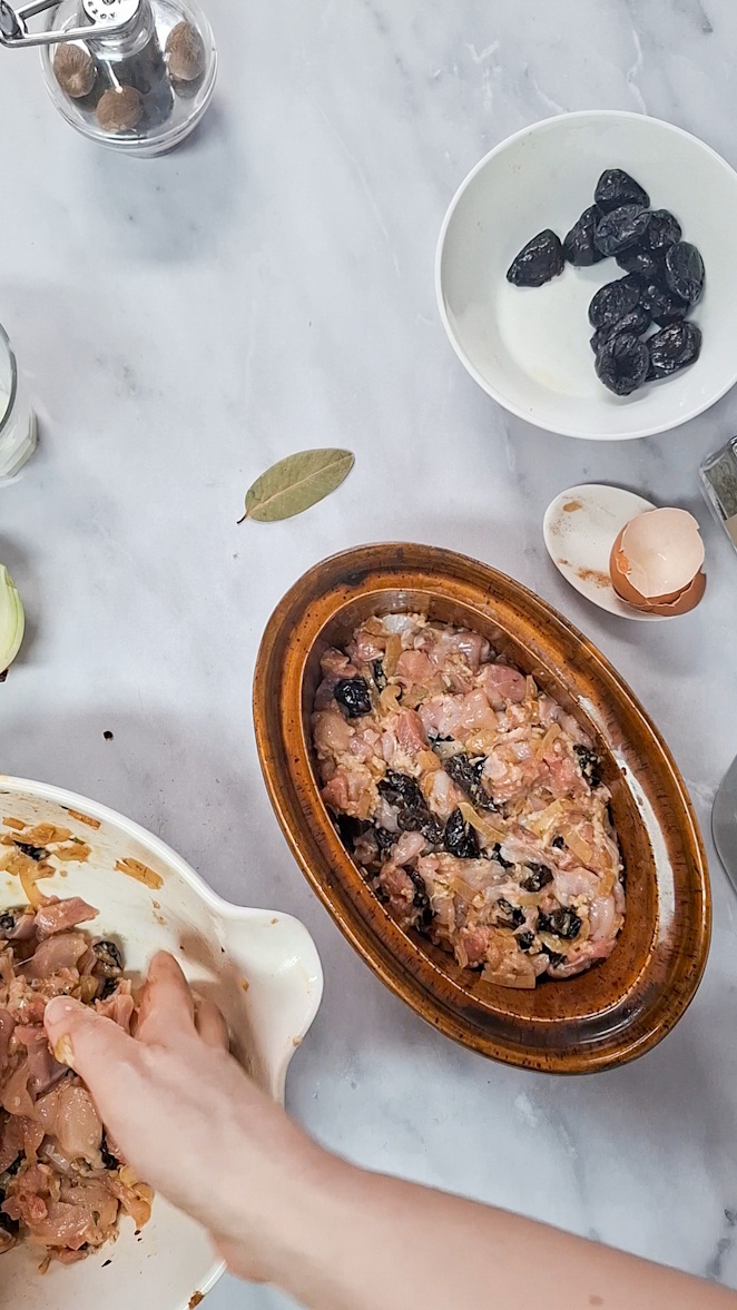 Kaninchenterrine mit Pflaumen Rezept