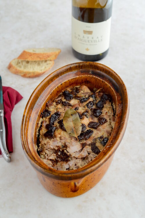 Kaninchenterrine mit Pflaumen Rezept