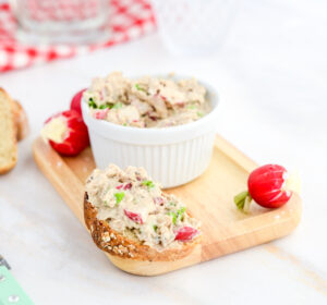 Sardinenaufstrich mit Erbsen