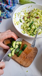 Zucchini-Salat Zucchini Gurken Salat Roh Einfach 9 1 169x300