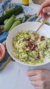 Zucchini-Salat Zucchini Gurken Salat Roh Einfach 9 169x300