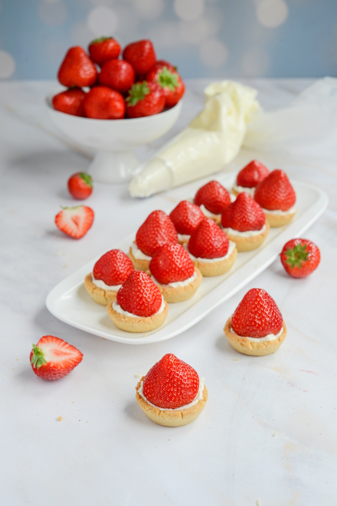  Erdbeer Sahne Mini Tartelettes 