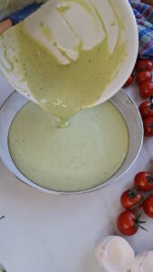 Tomaten Clafoutis Herzhaftes Clafoutis Schritt 26 Teig In Backform Giessen 169x300