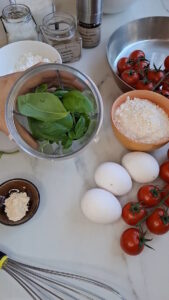 Tomaten Clafoutis Herzhaftes Clafoutis Schritt 3 Zutaten Tomaten Clafoutis Vorbereitung 169x300