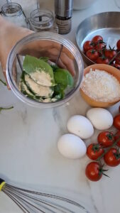 Tomaten Clafoutis Herzhaftes Clafoutis Schritt 4 Zutaten In Schüssel Geben 169x300