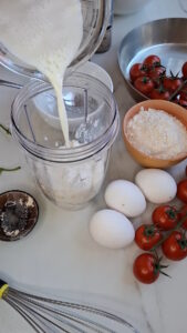 Tomaten Clafoutis Herzhaftes Clafoutis Schritt 7 Zutaten Vorbereitung Clafoutis Teig 169x300