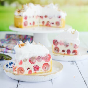 Stachelbeer-Käsekuchen mit Baiser – Einfaches Sommerrezept