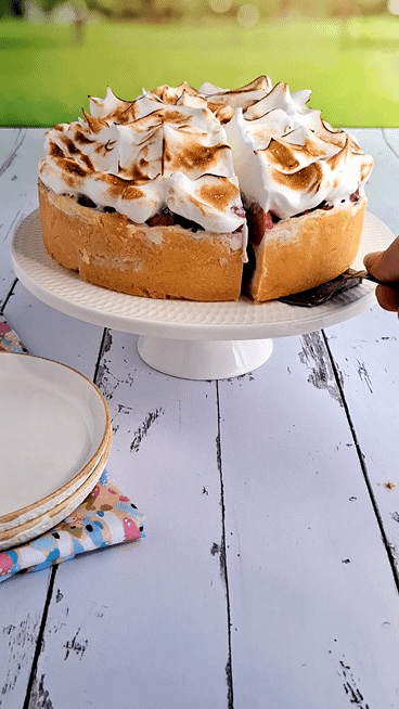  Stachelbeer Käsekuchen Mit Baiser Einfaches Sommerrezept