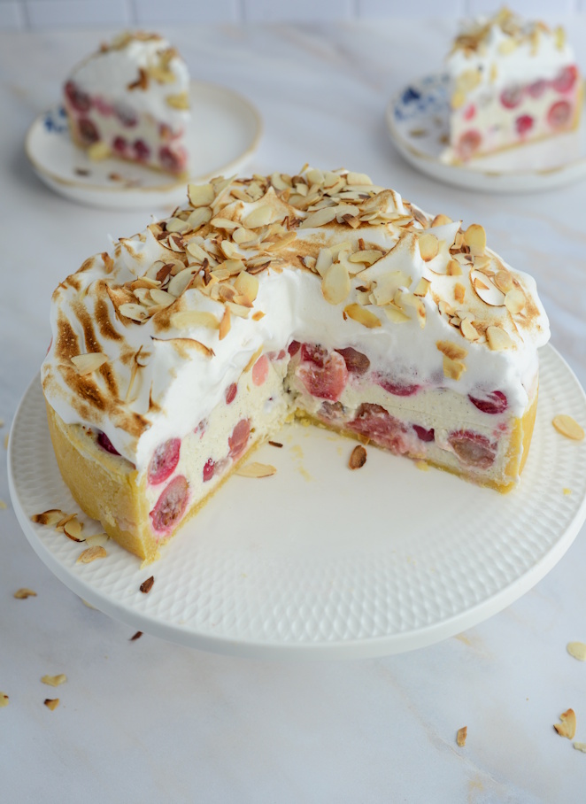  Stachelbeer Käsekuchen Mit Baiser Und Mandeln