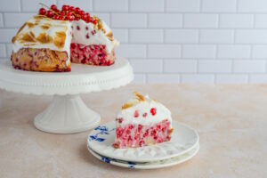 Johannisbeerkuchen mit Baiser