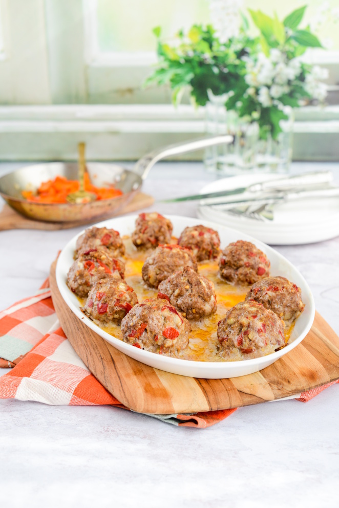  Baskische Hackbällchen Mit Piquillos