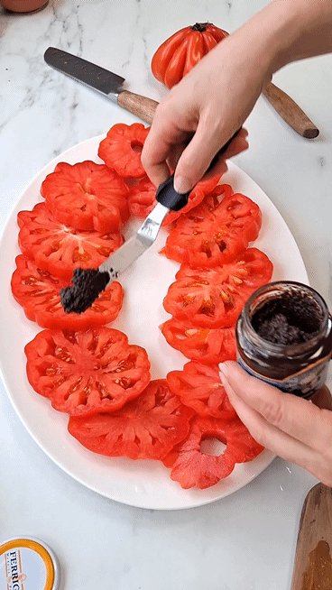  Ochsenherztomaten Salat Mit Tapenade