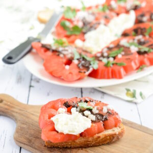 Tomatensalat mit Tapenade