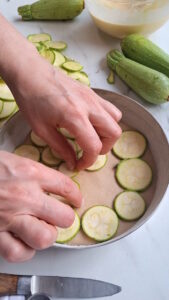 Unsichtbarer Zucchinikuchen (Gâteau invisible) Unsichtbarer Zucchinikuchen 2 169x300
