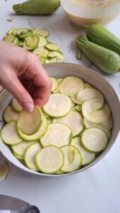 Unsichtbarer Zucchinikuchen (Gâteau invisible) Unsichtbarer Zucchinikuchen 4 169x300