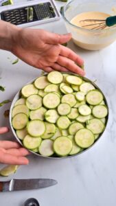 Unsichtbarer Zucchinikuchen (Gâteau invisible) Unsichtbarer Zucchinikuchen 6 169x300