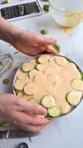 Unsichtbarer Zucchinikuchen (Gâteau invisible) Unsichtbarer Zucchinikuchen 9 169x300