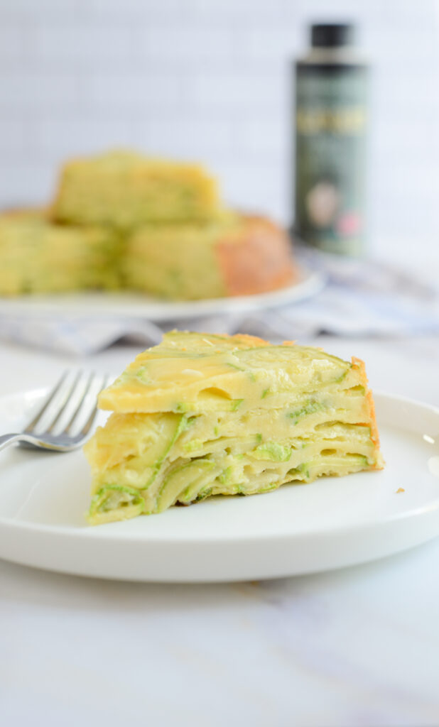 Unsichtbarer Zucchinikuchen (Gâteau invisible) Zucchini Kuchne Herzhaft 618x1024