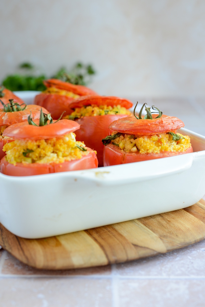  Gefüllte Tomaten Mit Couscous Und Sommergemüse Vegetarisch