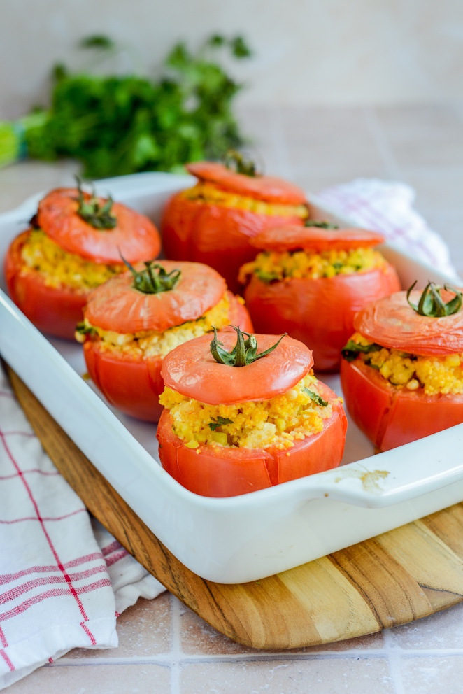  Gefüllte Tomaten Mit Couscous Und Sommergemüse