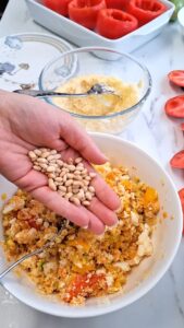 Gefüllte Tomaten mit Couscous und Sommergemüse – einfaches, vegetarisches Sommerrezept Gefüllte Tomaten Vegetarisches 5 169x300