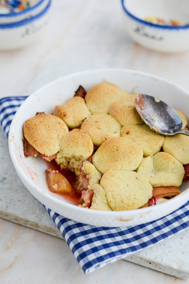  Pfirsich Cobbler Bretonisch