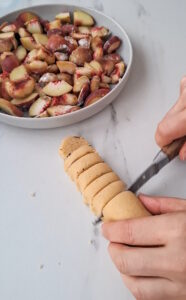 Pfirsich-Cobbler mit Palet bretons - englischem Dessert mit bretonischem Flair Pfirsich Cobbler Mit Palet Bretons Rezept 1 186x300