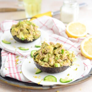 Thunfischcreme mit Avocado und Gurke – einfaches, gesundes Rezept