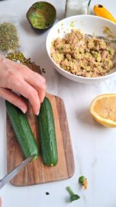 Thunfischcreme mit Avocado und Gurke – einfaches, gesundes Rezept Thunfischcreme Mit Avocado Und Gurke Einfach Gesunde Rezept 8 169x300