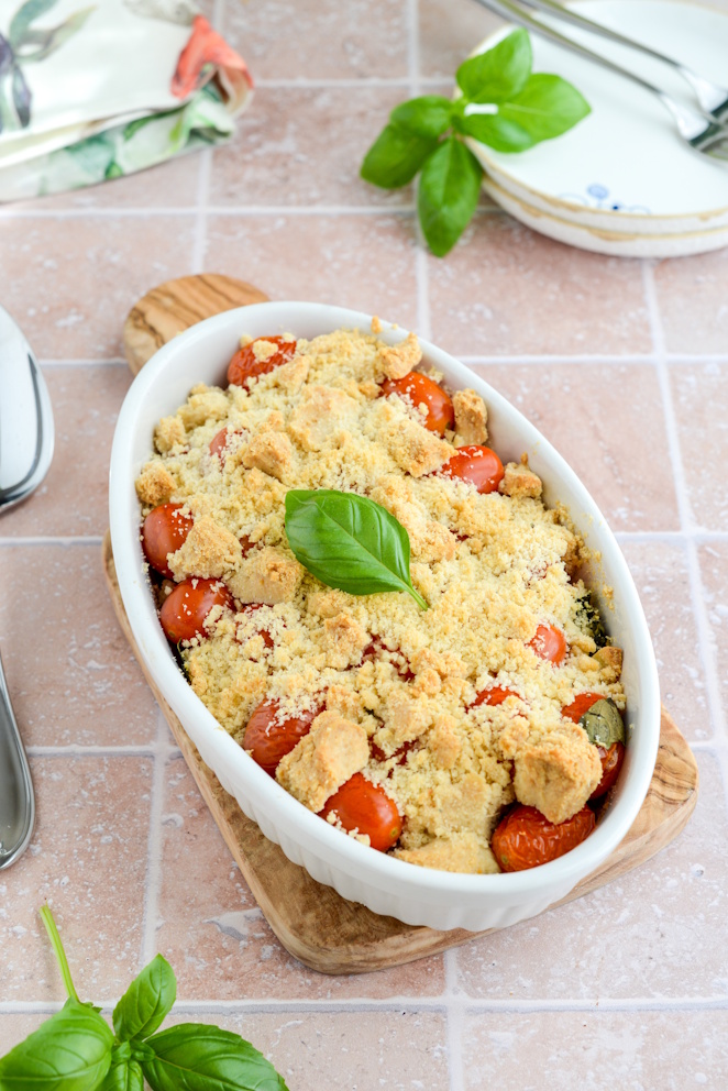  Tomaten Crumble Mit Kirschtomaten