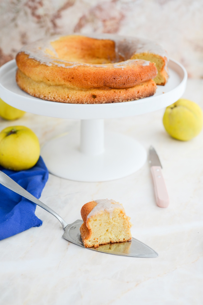  Französischer Quittenkuchen Mit Kompott Cremig Und Saftig 1