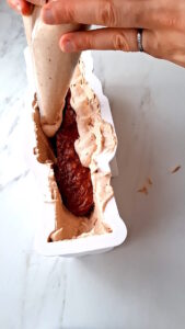 Nussknacker-Eistorte Weihnachts Eistorte Lebkuchen Schokolade Nussknacker 2 169x300