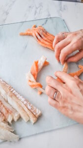 Elegante Fischvorspeise mit Erbsenpüree - einfach und festlich Fischvorspeise Mit Erbsenpüree Einfach Mit Lachs 2 169x300