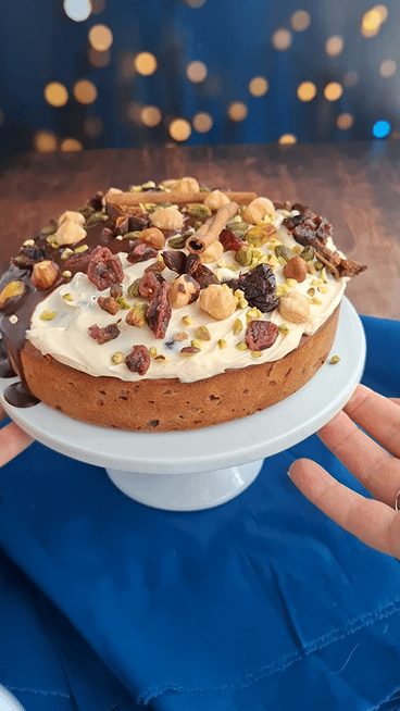  Rumkuchen Mit Schokolade Trocken Früchten Und Nüssen