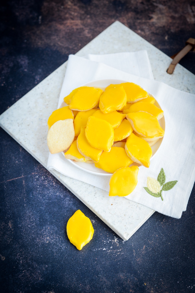 Zitronen-Plätzchen nur mit Eigelb Zitronen Plätzchen Mit Eigelb Zuckerguss