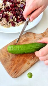 Wintersalat mit Crozets, Roter Bete & Walnüssen Crozet Salat Mit Rote Bete Und Walnuss 6 169x300