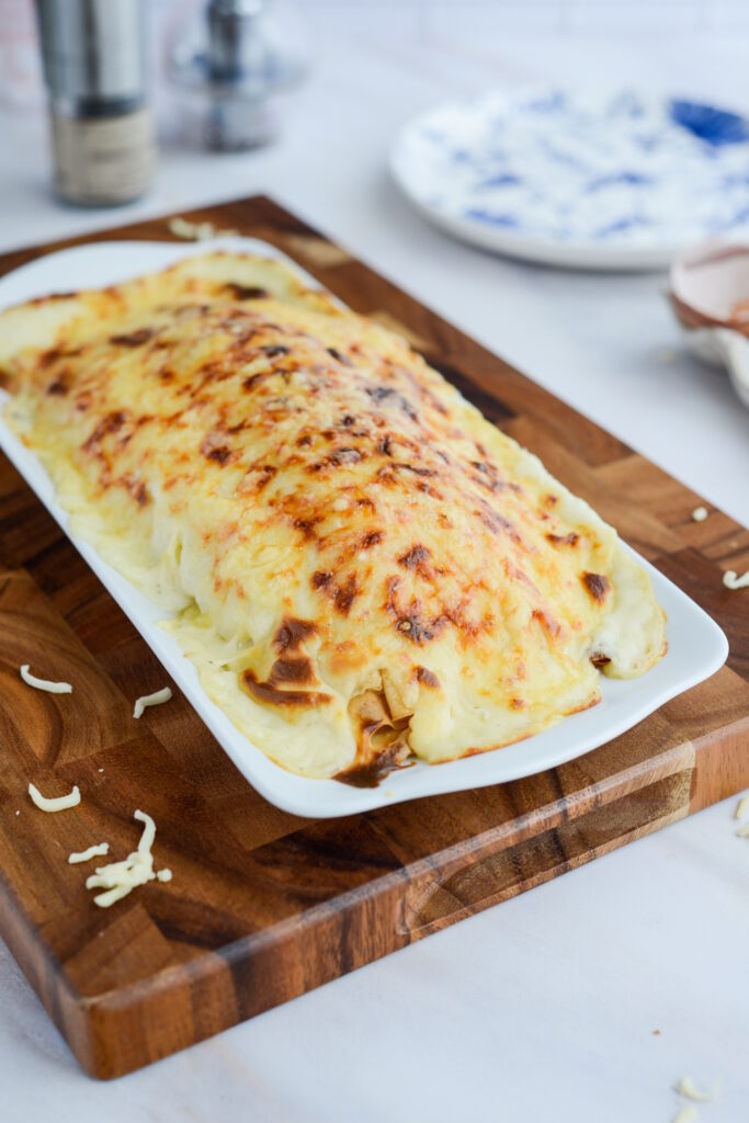 Ficelle Picarde – herzhafte gefüllte Crêpes aus Frankreich Ficelle Picarde Gefüllte Crepes Schinken Champignons Rezept 683x1024