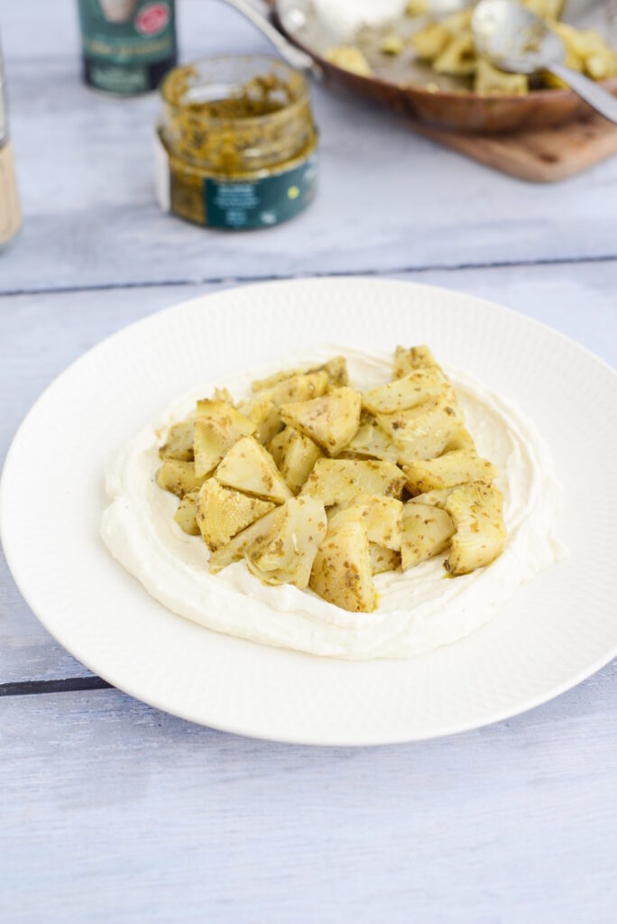 Gebratene Artischocken mit Ricotta-Creme Gebratene Artischocken Mit Ricotta Creme Gesund 3 1 684x1024