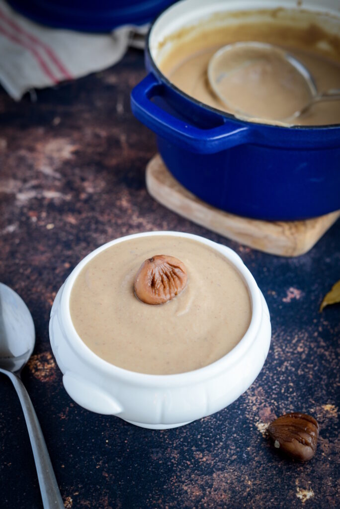 Cremige Kastaniensuppe Kastaniensuppe Einfach Mit Sahne 684x1024