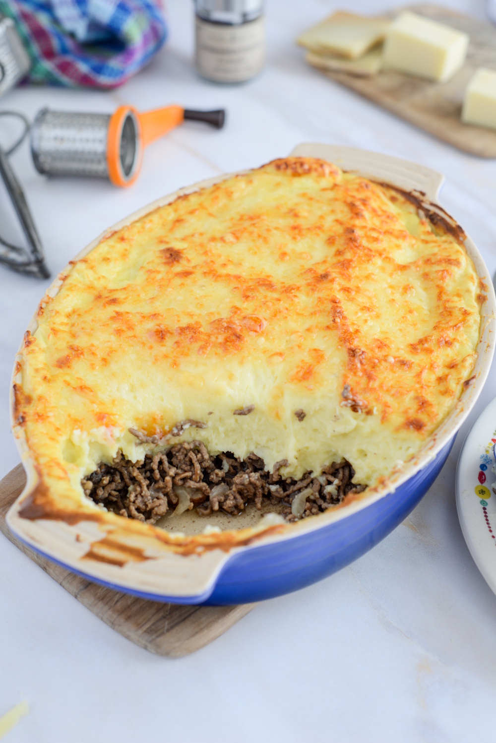 Hachis Parmentier – französischer Kartoffel- und Hackfleischauflauf Hachis Parmentier Französische Kinderrezept Kartoffel Auflauf 1