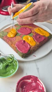 Papageienkuchen Papageienkuchen Bunt Blech Ostdeutsch 5 169x300