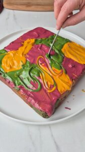 Papageienkuchen Papageienkuchen Bunt Blech Ostdeutsch 6 169x300